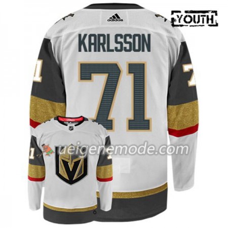 Kinder Eishockey Vegas Golden Knights Trikot WILLIAM KARLSSON 71 Adidas Weiß Authentic